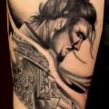 tatuaje Brazo Japoneses Samurai por Resul Odabaş