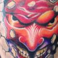 Waden Drachen 3d tattoo von Crossover