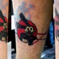 Fantasie Bein Charakter tattoo von Crossover