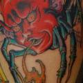 Arm Fantasy Spider tattoo by Illsynapse