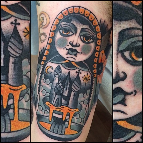 Tatuagem Braço por Nick Baldwin