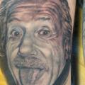 tatuaje Realista Einstein por Bloodlines Gallery