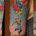 Schulter Arm Fantasie tattoo von Bloodlines Gallery