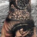 Arm Hand Auge tattoo von Putka Tattoos