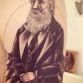 Shoulder Fantasy Men tattoo by Sarah B Bolen