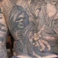 Fantasy Back tattoo by Eddy Tattoo
