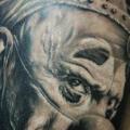 Shoulder Clown tattoo by Eddy Tattoo