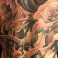 Fantasie Totenkopf Rücken tattoo von No Remors Tattoo