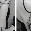 Schulter Arm Abstrakt tattoo von Julia Rehme