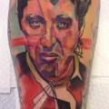 tatuaje Brazo Fantasy Al Pacino por Voller Konstrat
