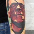 Arm Fantasy Frankenstein tattoo by Voller Konstrat