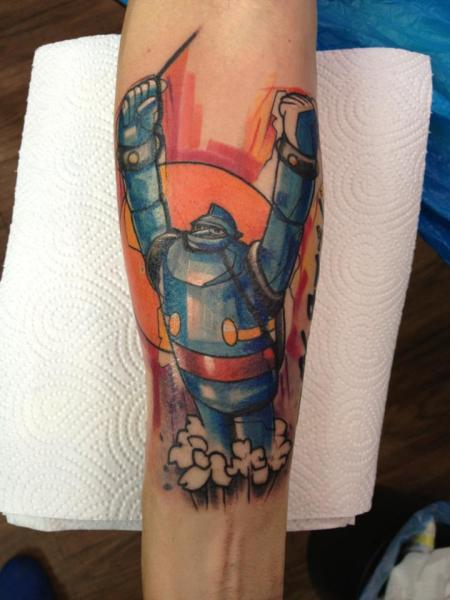 Arm Fantasy Robot Tattoo by Voller Konstrat