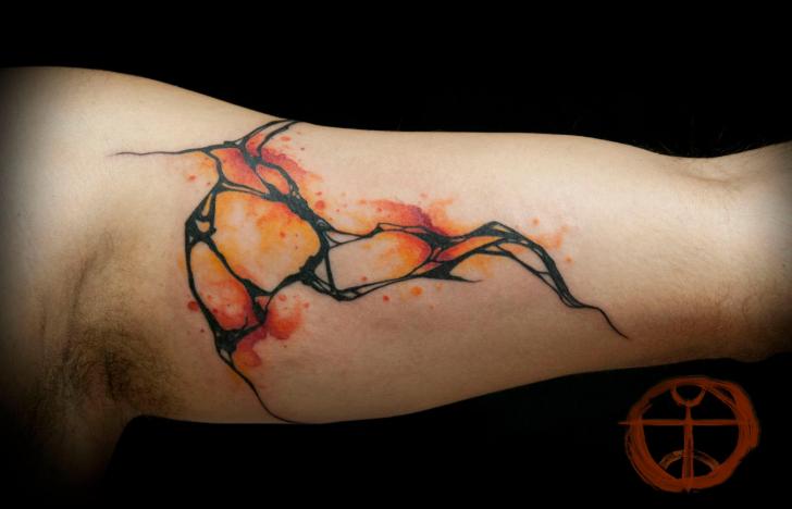 Arm Abstract Tattoo by Galata Tattoo