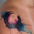 Shoulder Abstract tattoo by Galata Tattoo