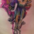 Fantasie Seite Elefant Oktopus tattoo von Galata Tattoo