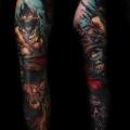 Arm Fantasy Monster tattoo by 9th Circle