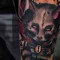 Arm Wolf tattoo by 9th Circle