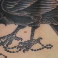 tatuaje Espalda Cuervo por Three Kings Tattoo