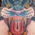 tatuaje Cuello Pantera por Three Kings Tattoo