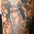 Shoulder Angel tattoo by Three Kings Tattoo