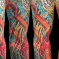 Oktopus Sleeve tattoo von Three Kings Tattoo