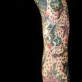 Old School Sleeve tattoo von Three Kings Tattoo