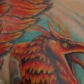 Fantasy Chest Phoenix tattoo by Andre Cheko