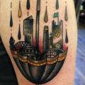 tatuaggio Spalla Ombrello di Matt Cooley