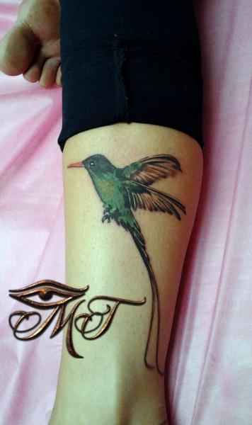 Tatuaggio Realistici Polpaccio Uccello di Михалыч Тату