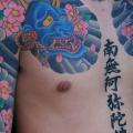 Shoulder Chest Japanese Demon tattoo by Van Tattoo Studio