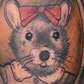 Arm Fantasie Spiegel Maus tattoo von Art Force Tattoo