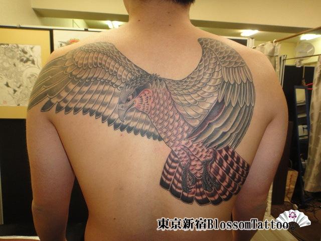 Tatuaż Plecy Orzeł przez Blossom Tattoo