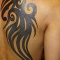 Back Tribal tattoo by Blossom Tattoo