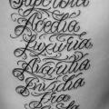 tatuaje Lado Letras por Kid Kros