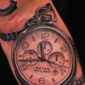tatuaje Brazo Realista Reloj por Tattoo Frequency