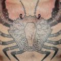 Chest Crab tattoo by Into You Tattoo