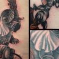 Fantasie Seite Elefant tattoo von Into You Tattoo