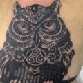 Back Owl tattoo by Hyperink Studios