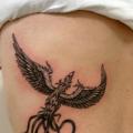 Back Phoenix tattoo by Ali Ersari