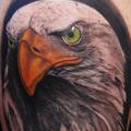 tatuaje Hombro Realista Águila por Ali Ersari