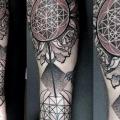 Arm Dotwork Abstract tattoo by MXM