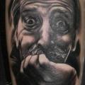 Arm Porträt Realistische tattoo von Peter Tattooer