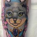 Arm Fantasy Cat tattoo by Rock n Roll