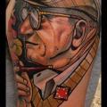 Shoulder Fantasy Character tattoo by Rock n Roll
