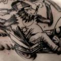 Schulter Fantasie Affe tattoo von Tattoo B52