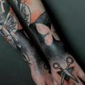 tatuaje Brazo Abstracto por Mark Halbstark