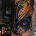 Arm Shell tattoo by Mark Halbstark