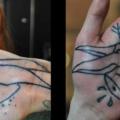 Hand Hase tattoo von Mark Halbstark