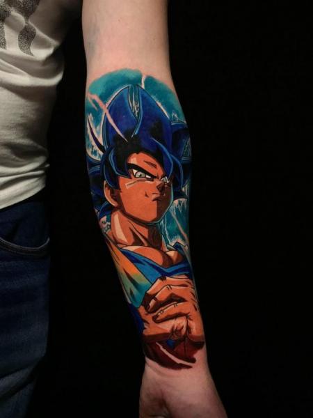 Tatuagem Braço Dragonball por Endorfine Studio