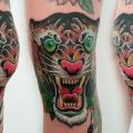 Leg Tiger tattoo by Endorfine Studio